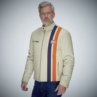 Grandprix Originals - Gulf Roadmaster Men Jacket, light beige 