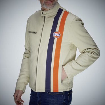 Grandprix Originals - Gulf Roadmaster Men Jacket, light beige 