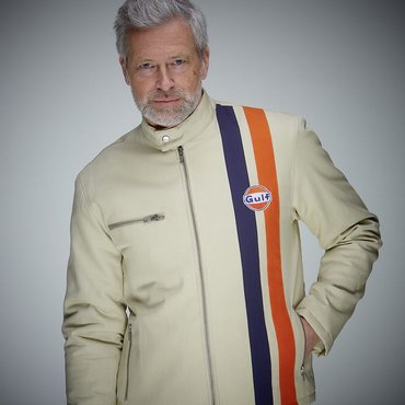 Grandprix Originals - Gulf Roadmaster Men Jacket, light beige 