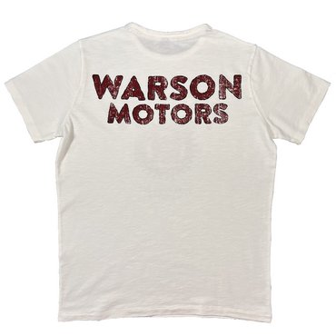 Warson Motors - Herren T-Shirt Piston, weiss 