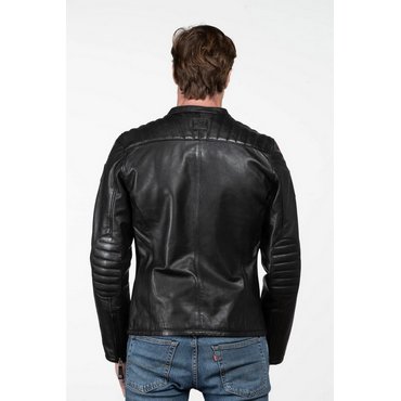 CLASSIC LEGEND MOTORS - Le Mans Lederjacke Marne, schwarz 