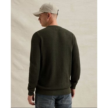 PME LEGEND - Herren Pullover aus Baumwolle/Modal mit Rundhalsausschnitt 