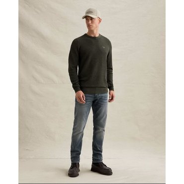 PME LEGEND - Herren Pullover aus Baumwolle/Modal mit Rundhalsausschnitt 