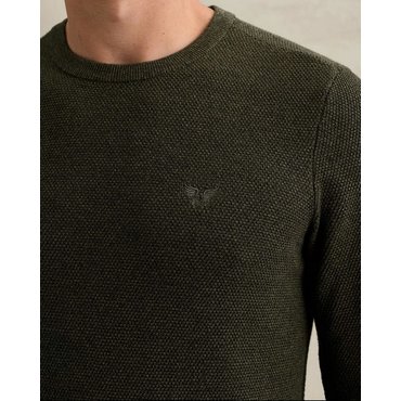 PME LEGEND - Herren Pullover aus Baumwolle/Modal mit Rundhalsausschnitt 