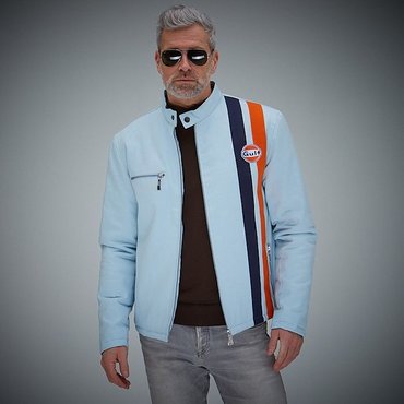 Grandprix Originals - Gulf Roadmaster Men Jacket, light blue 