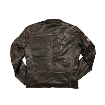 Warson Motors - Jo Siffert Herren Classic Driver Jacket, brown rub off 