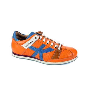 KAMO-GUTSU - Herren-Sneaker, Tifo-Line, arancio-jeans 