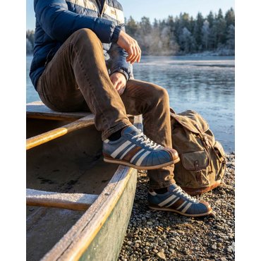 KAMO-GUTSU - Herren-Sneaker, Tifo-Line, Ginepro-Cognac 