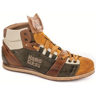 KAMO-GUTSU - Herren-Sneaker, Tifo-Line, Mustard-Verdone 