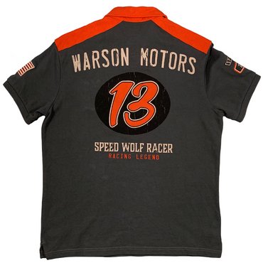 Warson Motors - Herren Polo-Shirt Wolf by Warson Motors 