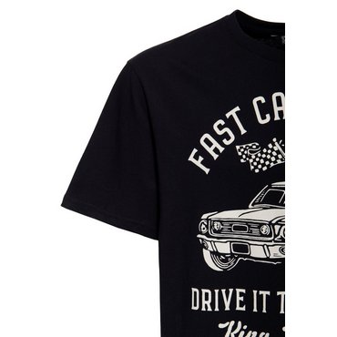 King Kerosin - Herren T-Shirt DRIVE IT TO THE LIMIT, schwarz 