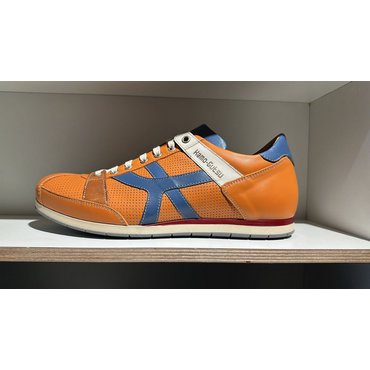 KAMO-GUTSU - Herren-Sneaker, Tifo-Line, arancio-jeans 