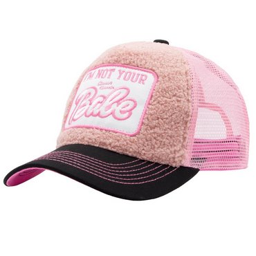 Queen Kerosin - Damen Truckercap / Teddy Cap  "I'M NOT YOUR BABE", rose 