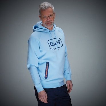 GULF Racing - Gulf Stretch Hoody, light blue 