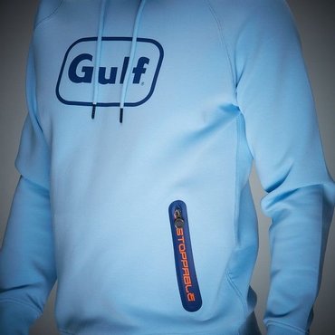 GULF Racing - Gulf Stretch Hoody, light blue 