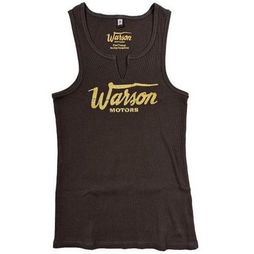 Warson Motors - Damen Tanktop, carbone/gold 
