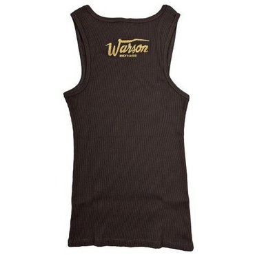 Warson Motors - Damen Tanktop, carbone/gold 