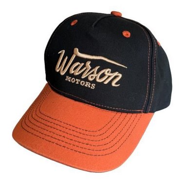 Warson Motors - Cap basic schwarz/braun 