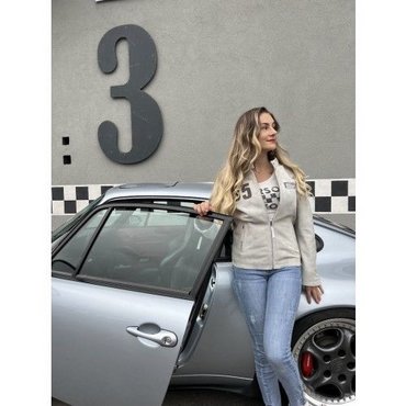 Warson Motors - Damen Lederjacke Gran Turismo, off white 