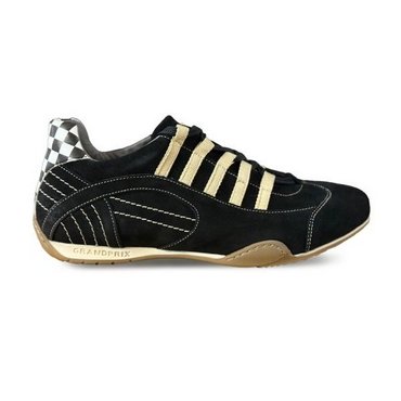 Grandprix Originals - GPO LADY RACING SNEAKER Black-Gold, Gr. 40 