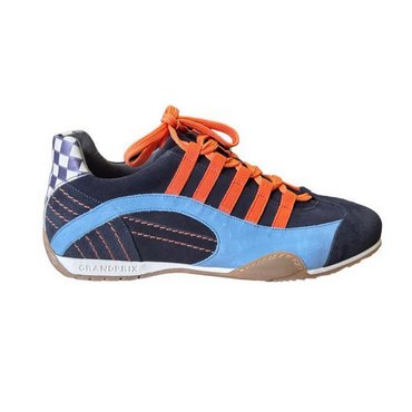 Grandprix Originals - GPO RACING SNEAKER blue suede 
