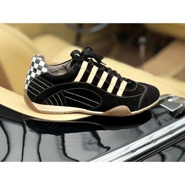 Grandprix Originals - GPO LADY RACING SNEAKER Black-Gold, Gr. 40 