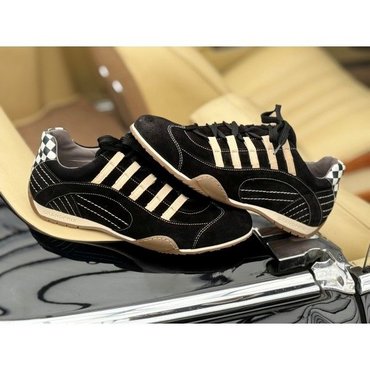 Grandprix Originals - GPO LADY RACING SNEAKER Black-Gold, Gr. 40 