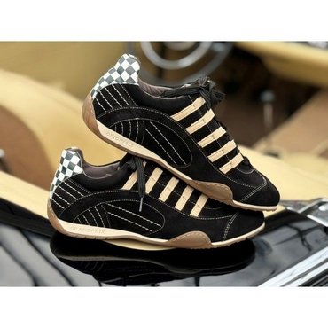 Grandprix Originals - GPO LADY RACING SNEAKER Black-Gold, Gr. 40 