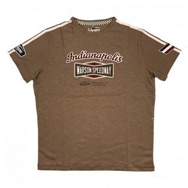 Warson Motors - Herren T-Shirt Indianapolis, brown 
