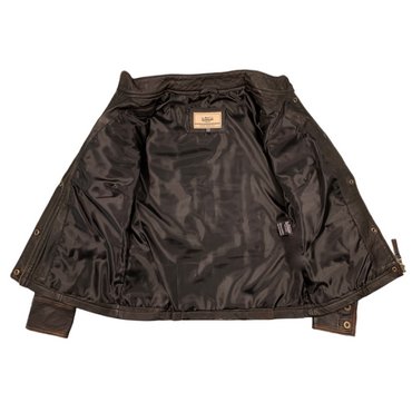 Warson Motors - Damen Lederjacke Spitfire, Brown Rub Off 