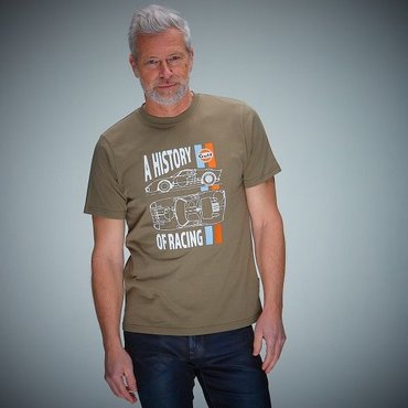 GULF Racing - Herren T-Shirt History, olive 