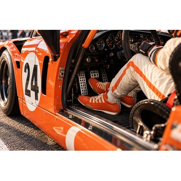 Grandprix Originals - GPO RACING SNEAKER, VINTAGE ORANGE 