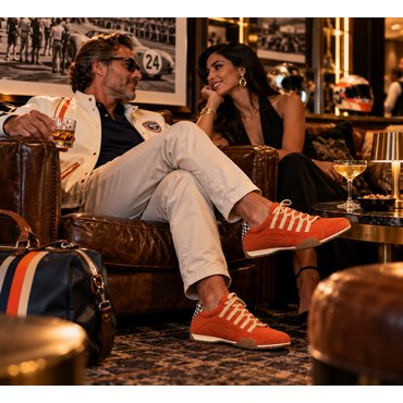 Grandprix Originals - GPO RACING SNEAKER, VINTAGE ORANGE 